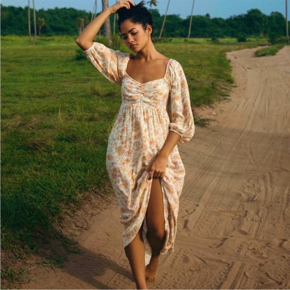 Swept Away Midi Dress